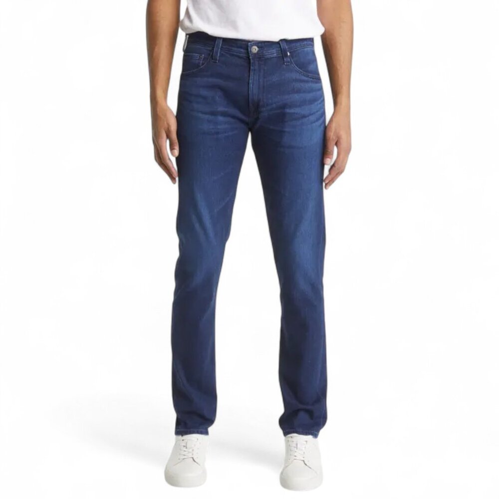 Adriano Goldschmied Men's Size 36x34 Tellis Cloud Soft Slim Fit Jeans Dark Wash